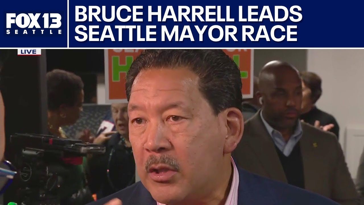 Bruce Harrell speaks on early lead in Seattle mayoral race | FOX 13 Seattle