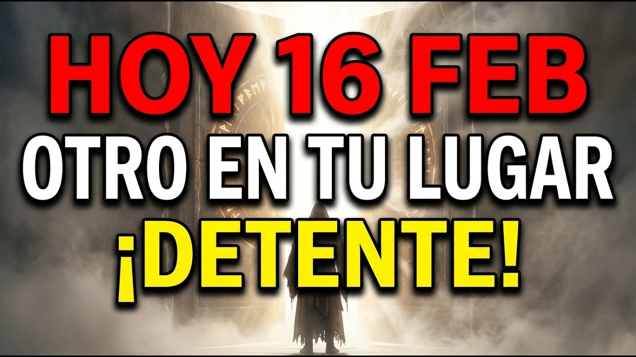 16 FEBRERO: JESÚS DICE QUE OTRO TOMARÁ TU LUGAR SI TE VAS AHORA. TU MILAGRO NO ESPERA HOY