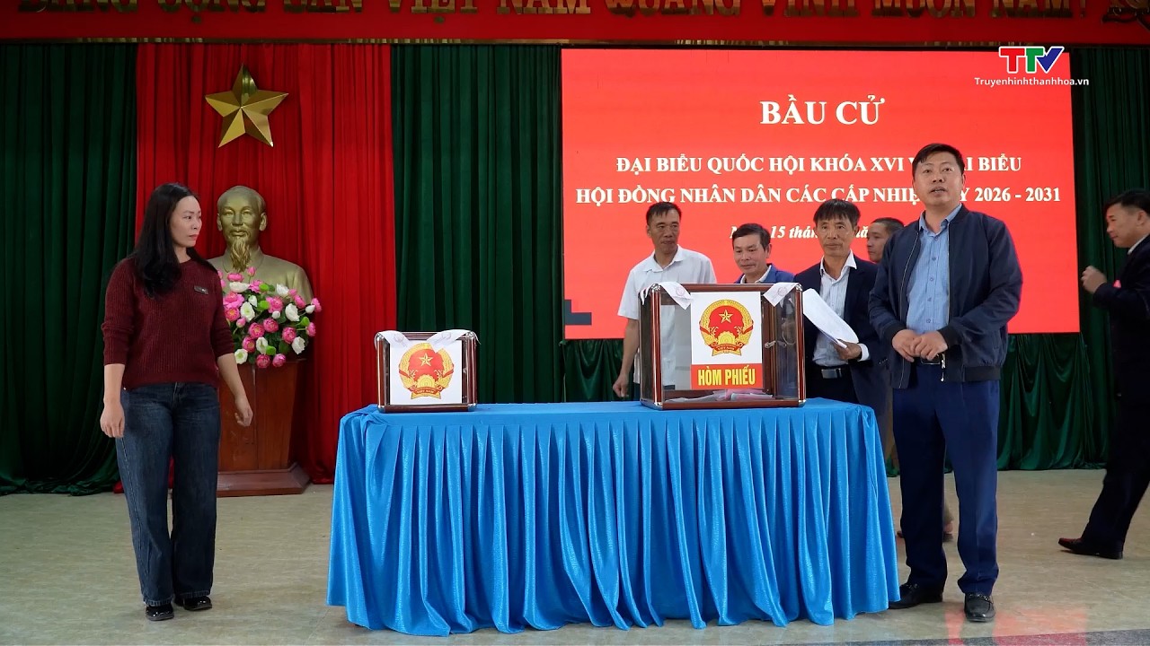 Xã Hoạt Giang tổ chức diễn tập bầu cử