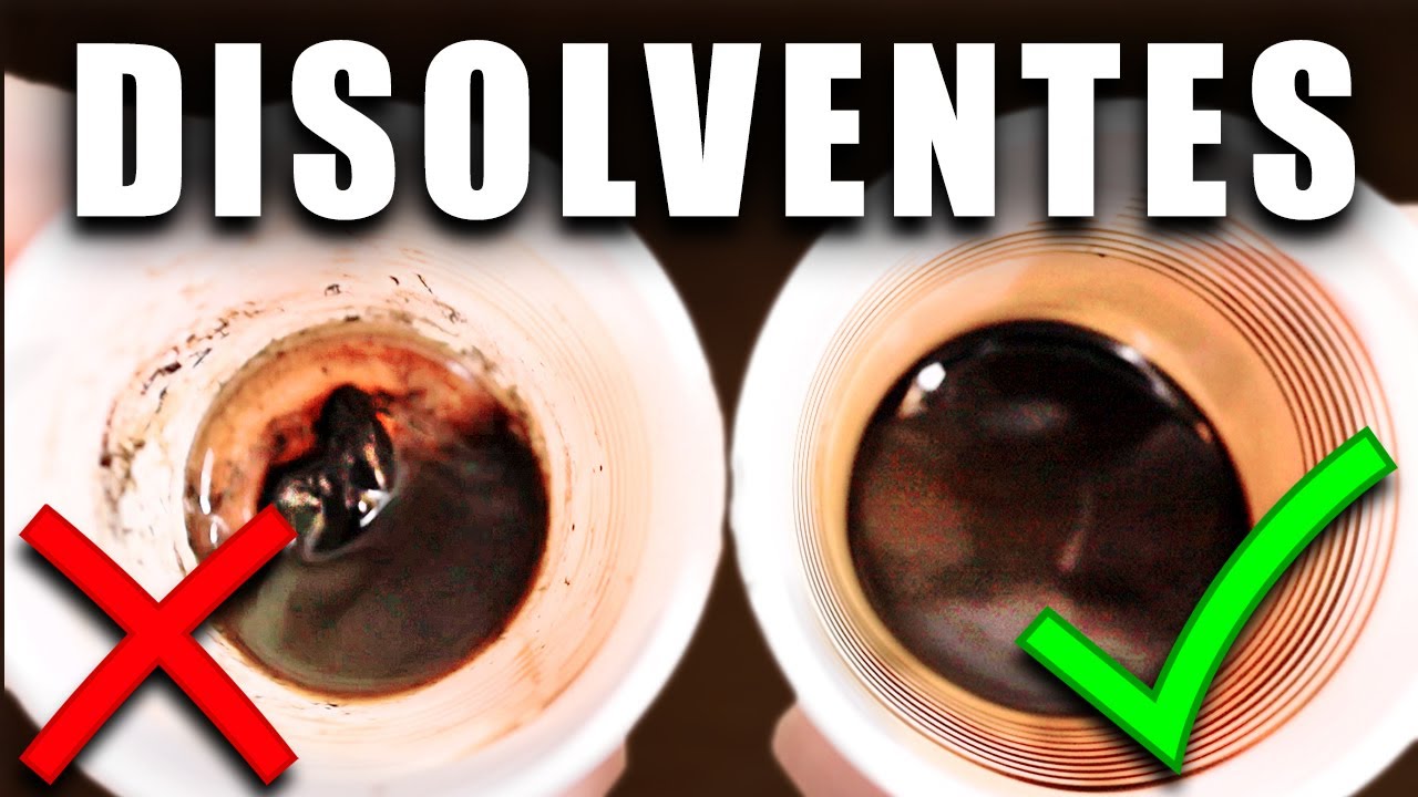 C&oacute;mo usar los Disolventes correctamente✅ Para limpiar, pintura, adhesivo, barniz...