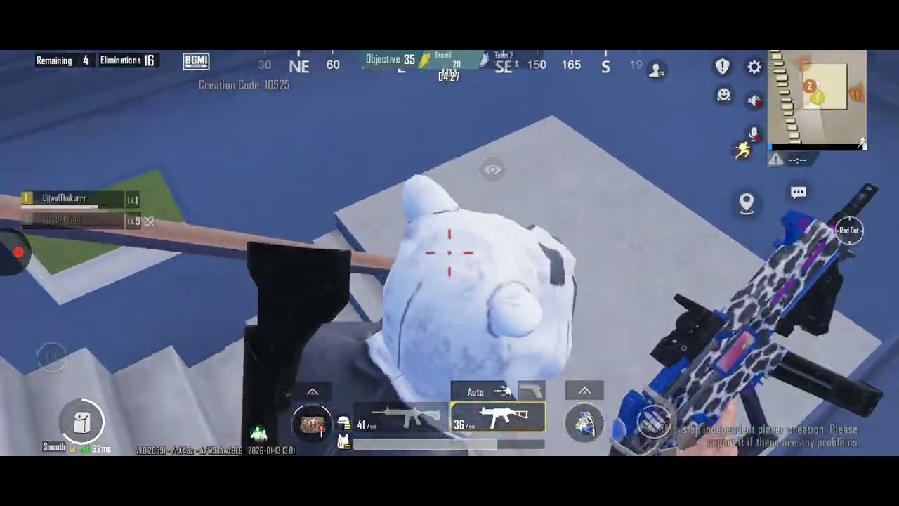 2VS1 IN WOW MODE M416+UMP45 Fire ending Victory🔥🔥🔥🔥🔥