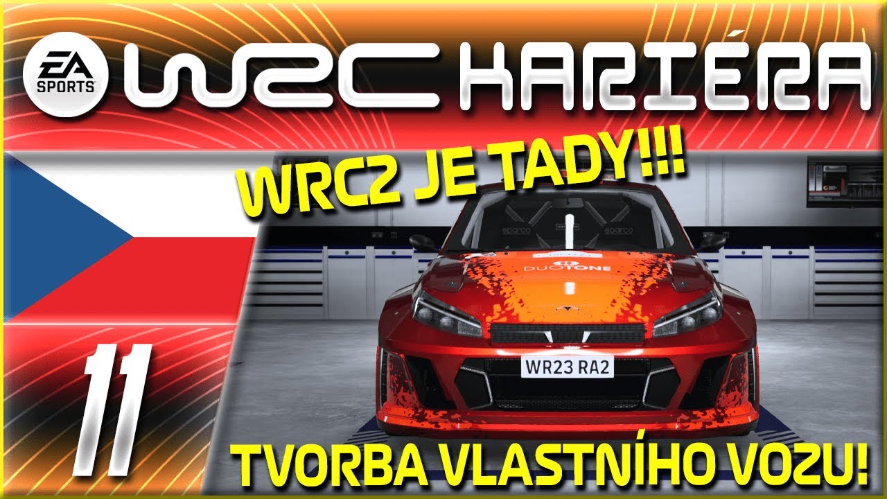 Stavím Vlastní Vůz! Nová Sezóna a Ledovka v Monte Carlu #11 | EA WRC 23 Kariéra CZ Let's Play