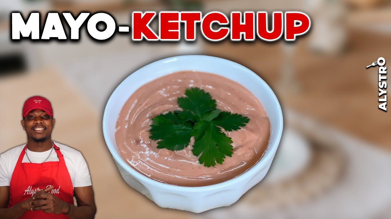 CÓMO HACER LA FAMOSA SALSA ROSADA (salsa golf / mayo-ketchup) | ALYSTRO FOOD