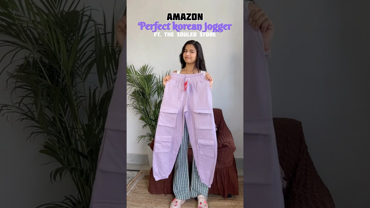 Korean Joggers Haul 💜 #shorts #meeshohaul #meesho #viral #youtubeshorts #shortsfeed #foryou #fyp