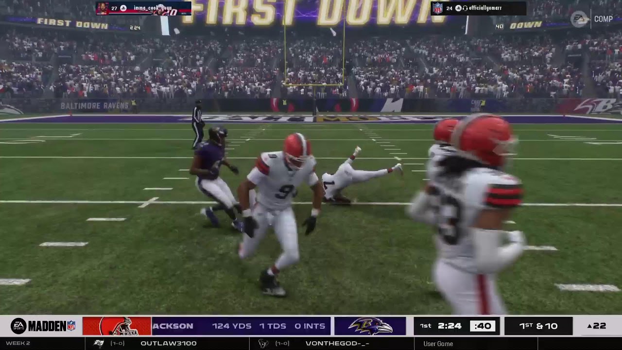 Browns vs Ravens