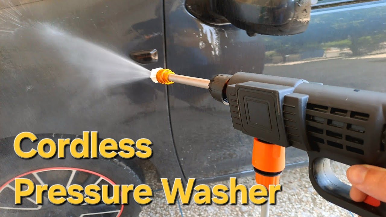 25$ Cordless Pressure Washer Gun Unboxing and Testing