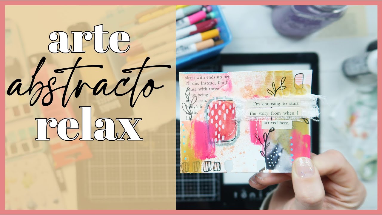 Mixed Media MEMORYDEX CARD ♡ Arte abstracto para DESCONECTAR y DESESTRESAR - Laura Inguz