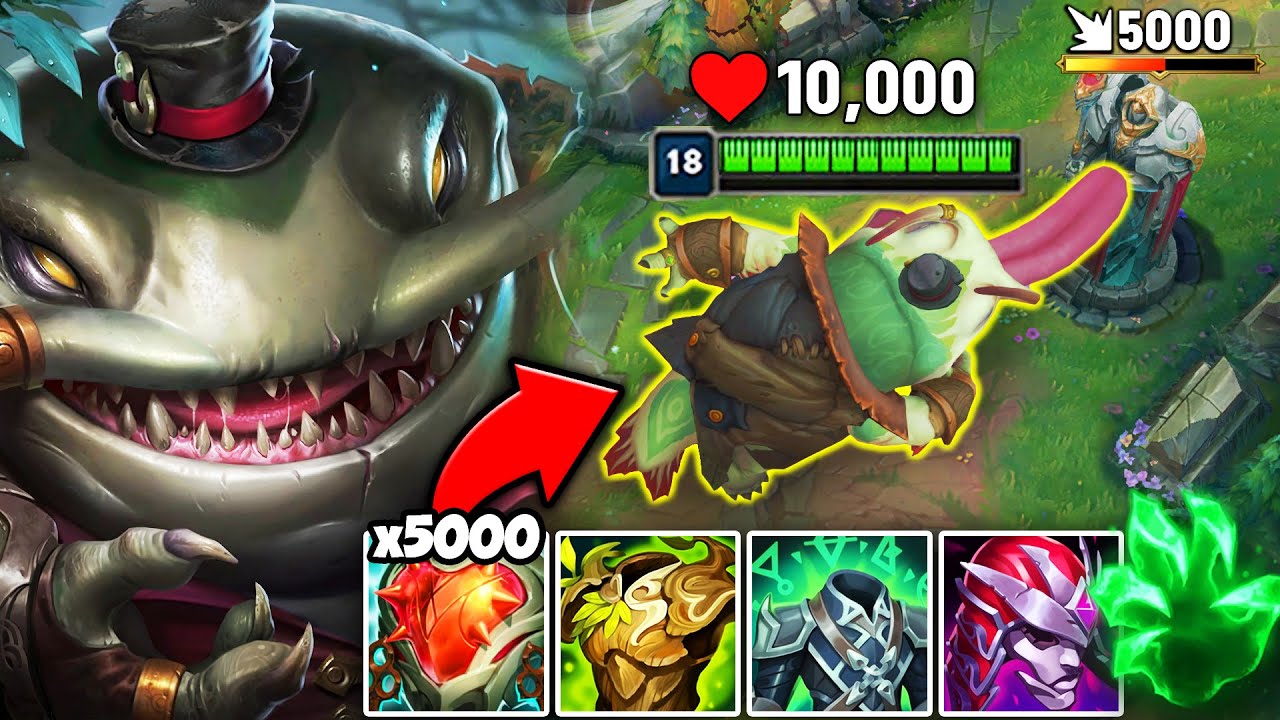 TAHM KENCH, BUT I HAVE OVER 8,000 HP AND I'M BIGGER THAN TOWERS! (FINAL BOSS TAHM)