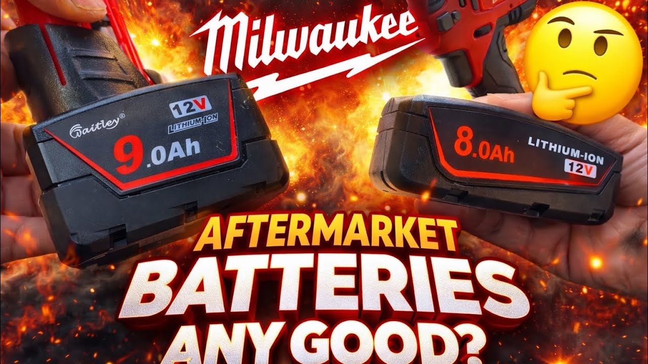 Comparing Off brand Milwaukee M12 Batteries 