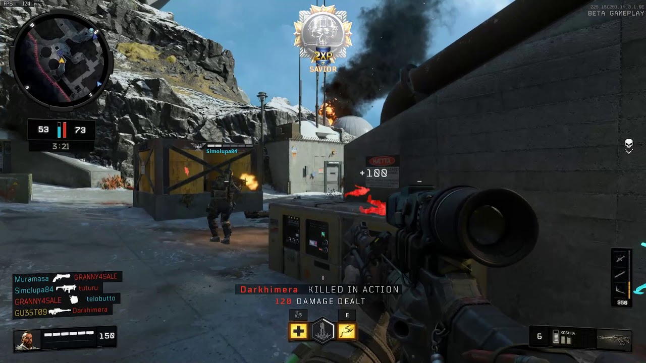 Sniping on BO4 BETA