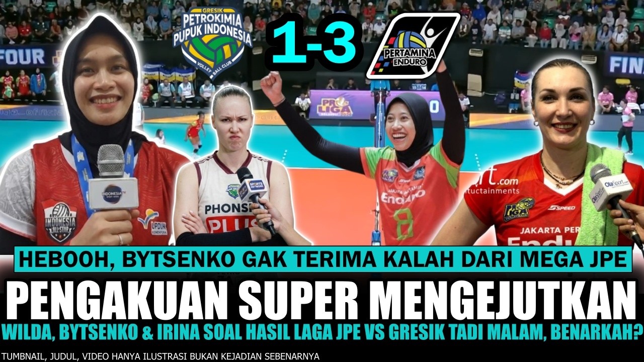 🔴BIKIN GEGER PROLIGA‼️Wilda, Bytsenko & Irina BUKA SUARA SOAL Mega Pertamina Enduro vs Petrokimia❓