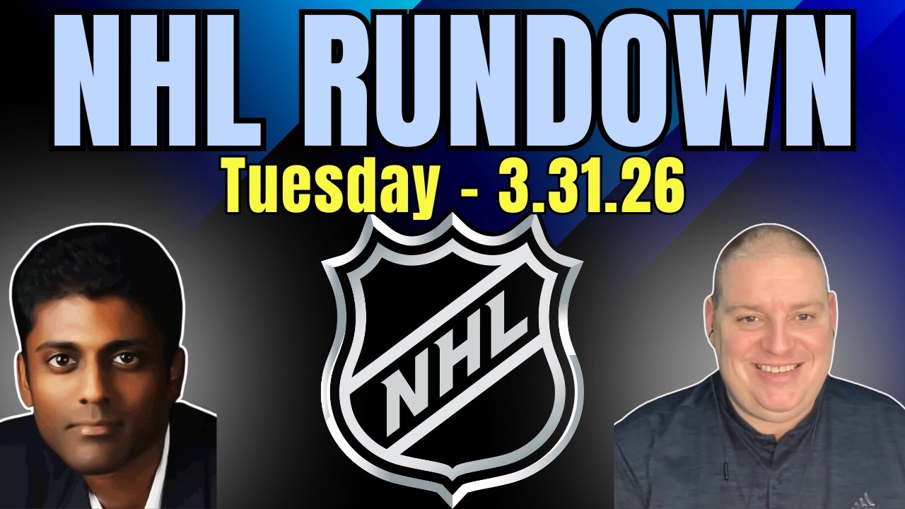 Tuesday NHL Rundown Picks - 3/31/26 l Craig Trapp & Indian Cowboy NHL Betting Picks & Predictions