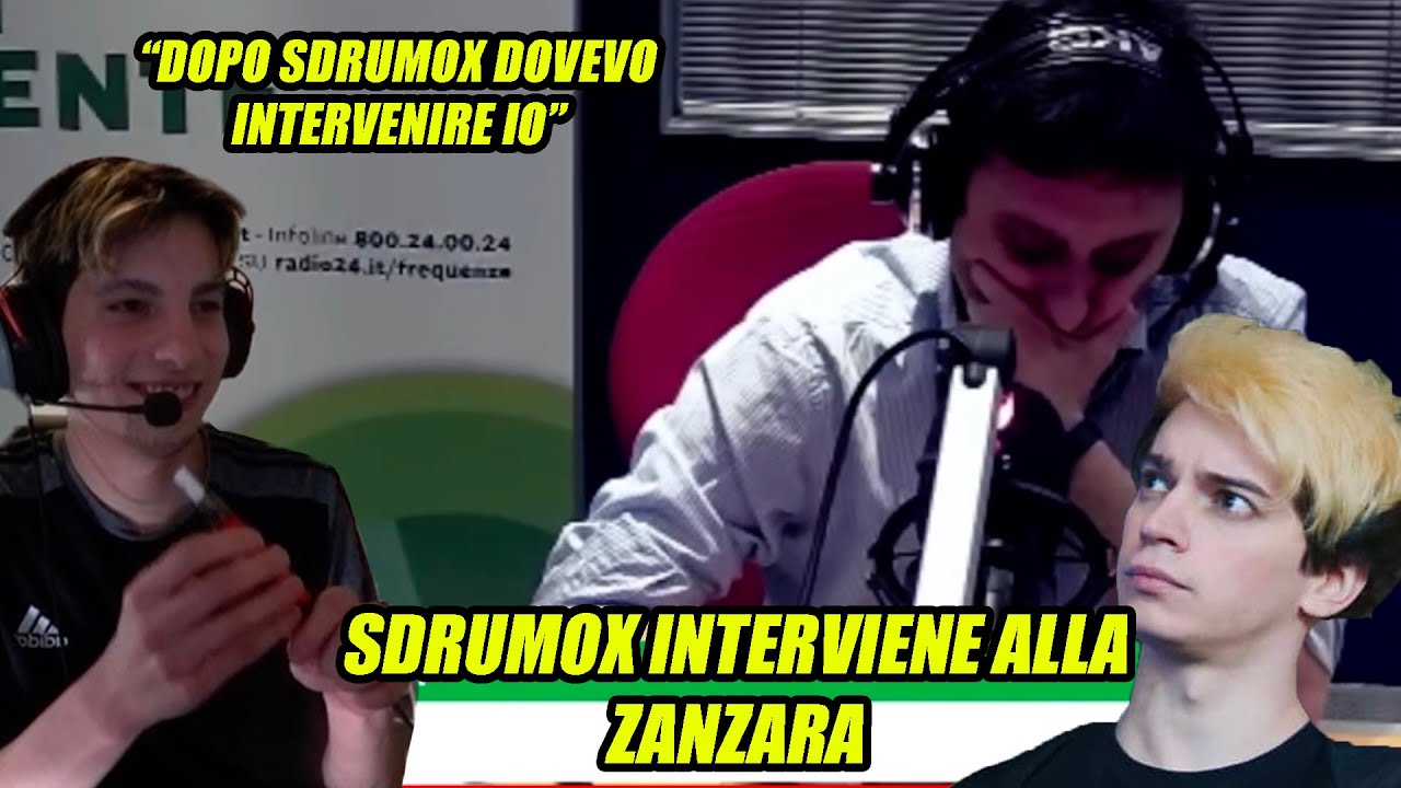 Sdrumox interviene alla ZANZARA!