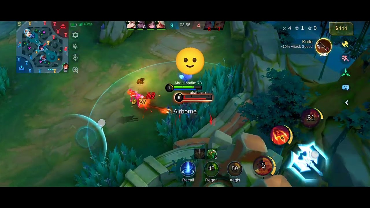  Moba legend 5v5 gemeplay with Hanabi character#moba #mobalegends5v5 #gemes #gemeplay #mobaillegend 