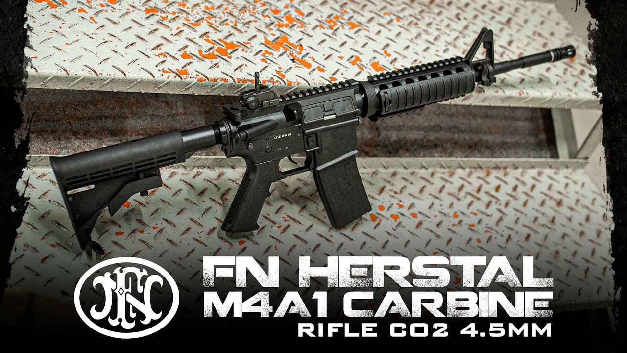 Rifle Airgun M4A1 Carbine FN Herstal Licenciado Full Metal 4.5mm