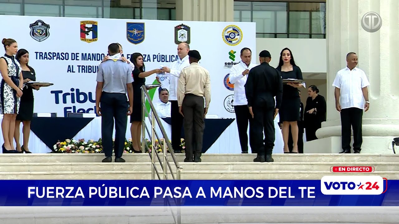 Tribunal Electoral asume el mando de la Fuerza Pública por elecciones