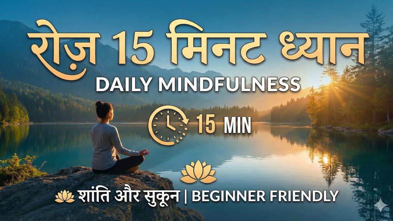 Day -(41) Thursday 🧘‍♂️ DAILY 15 MIN MEDITATION SESSION | LIVE DHYAN | POSITIVE ENERGY