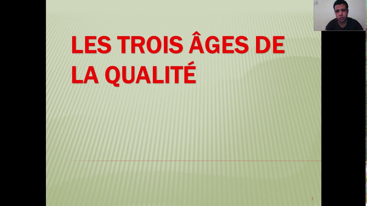 Les trois &acirc;ges de la qualit&eacute; ( Explication en arabe et en Fran&ccedil;ais)