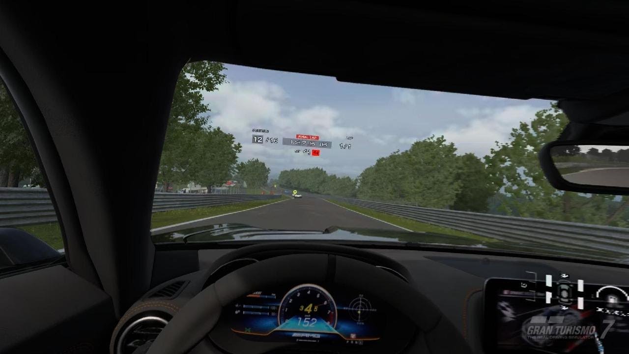 Mercedes-AMG GT Black at Nurburgring Weekly Challenges #gt7  #vr2