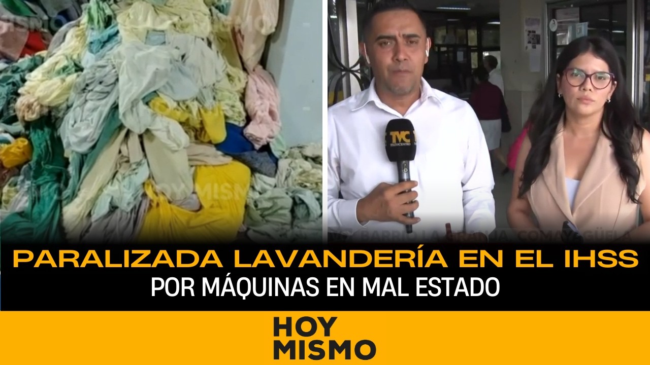 Paralizada lavandería en el IHSS por máquinas en mal estado