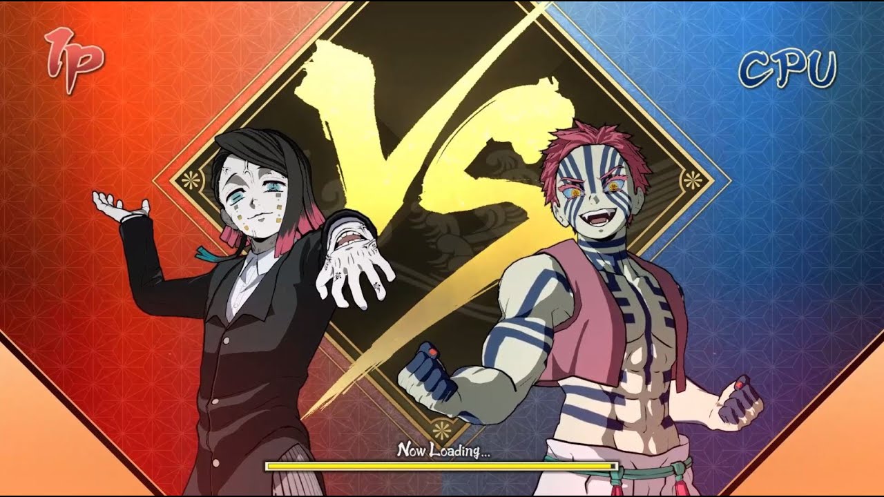 Demon Slayer Hinokami Chronicles - Enmu Vs. Akaza (VERY HARD CPU) DunamisOphis