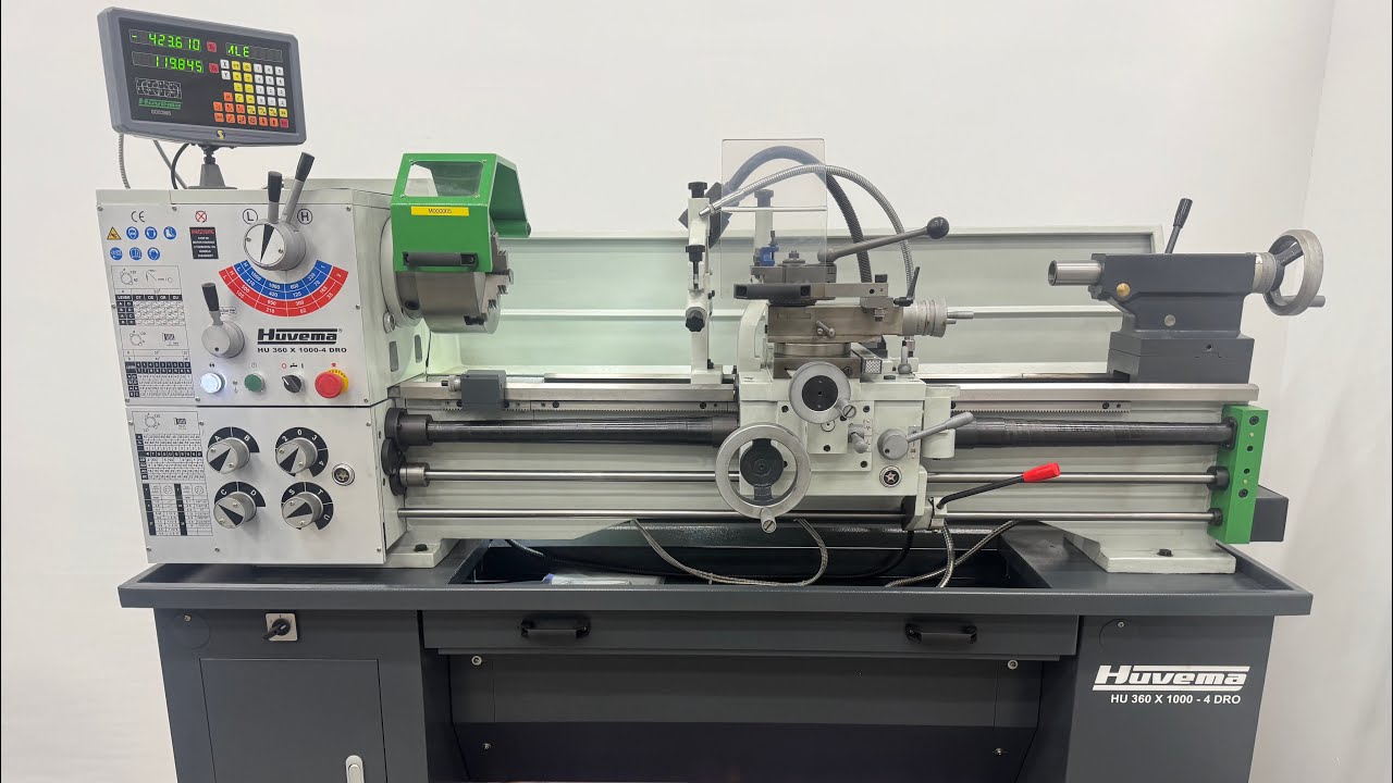 HUVEMA HU 360 x 1000-4 DRO Draaibank / Lathe