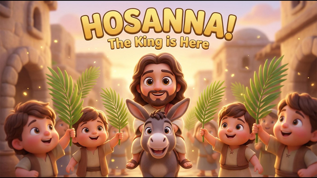 Hosanna! 👑 | The King is Here | Kids Worship Song | King of Kings
