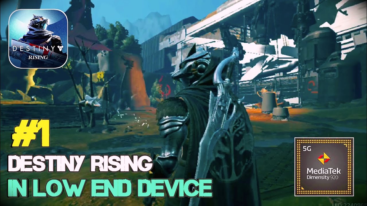 Destiny rising mobail gameplay in low end device. Processor dimoncity 920.#destinyrising