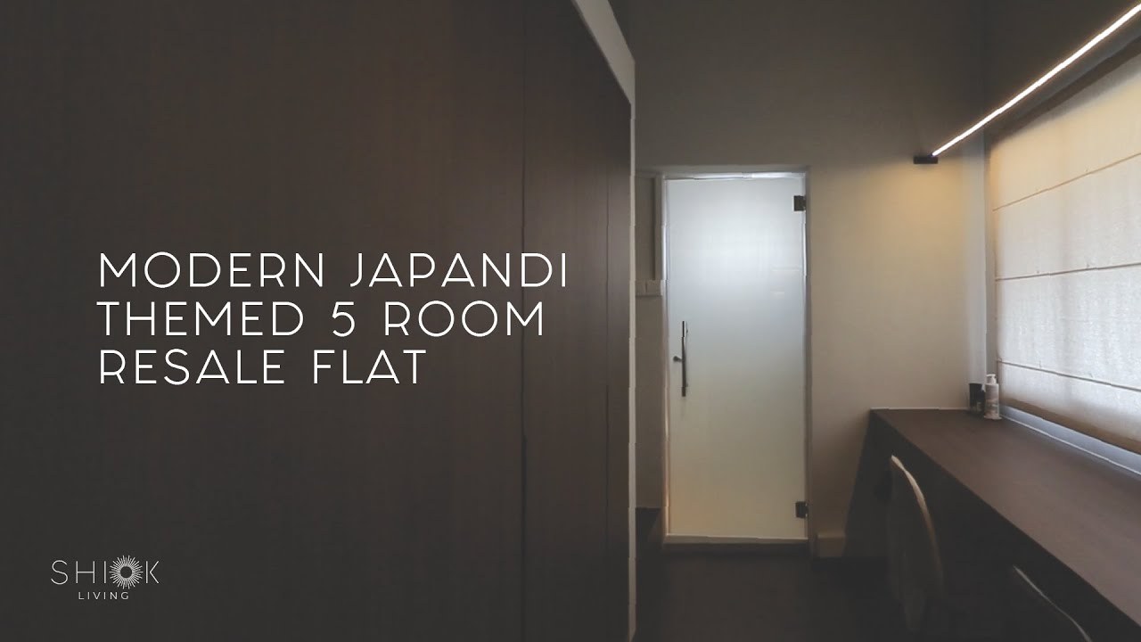 House tour of 5 Room Modern Japandi themed resale flat | Shiok Living (ft Matthias Chong)