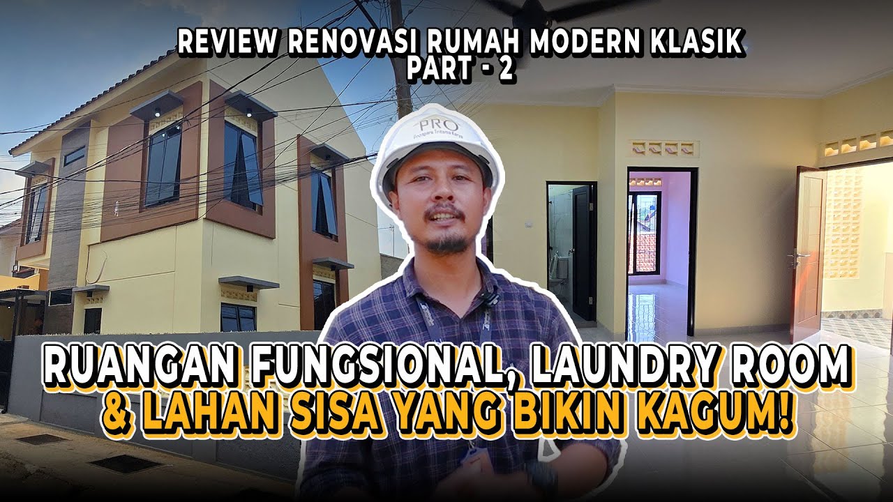 Renovasi Rumah Modern Klasik Laundry Room, Jendela Aman & Rahasia Lahan Sisa yang Bikin Kagum!