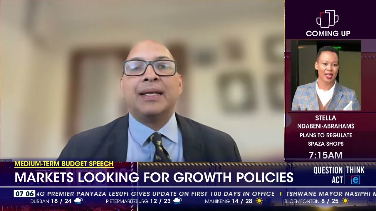 Medium-term budget speech | Markets looking for growth policies