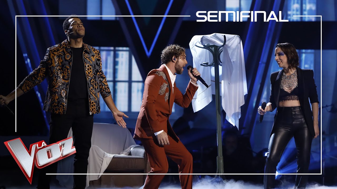 David Bisbal canta con Carlos Ángel y Diana 'El ruido' | Semifinal | La Voz Antena 3 2021