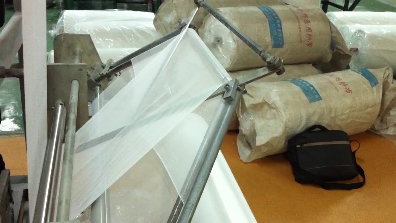 Inner 4 folding gauze roll machine