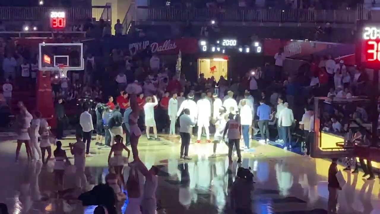 SMU Mustangs MBB Intro Video Starting 5 Lineup 🆚 BC EAGLES