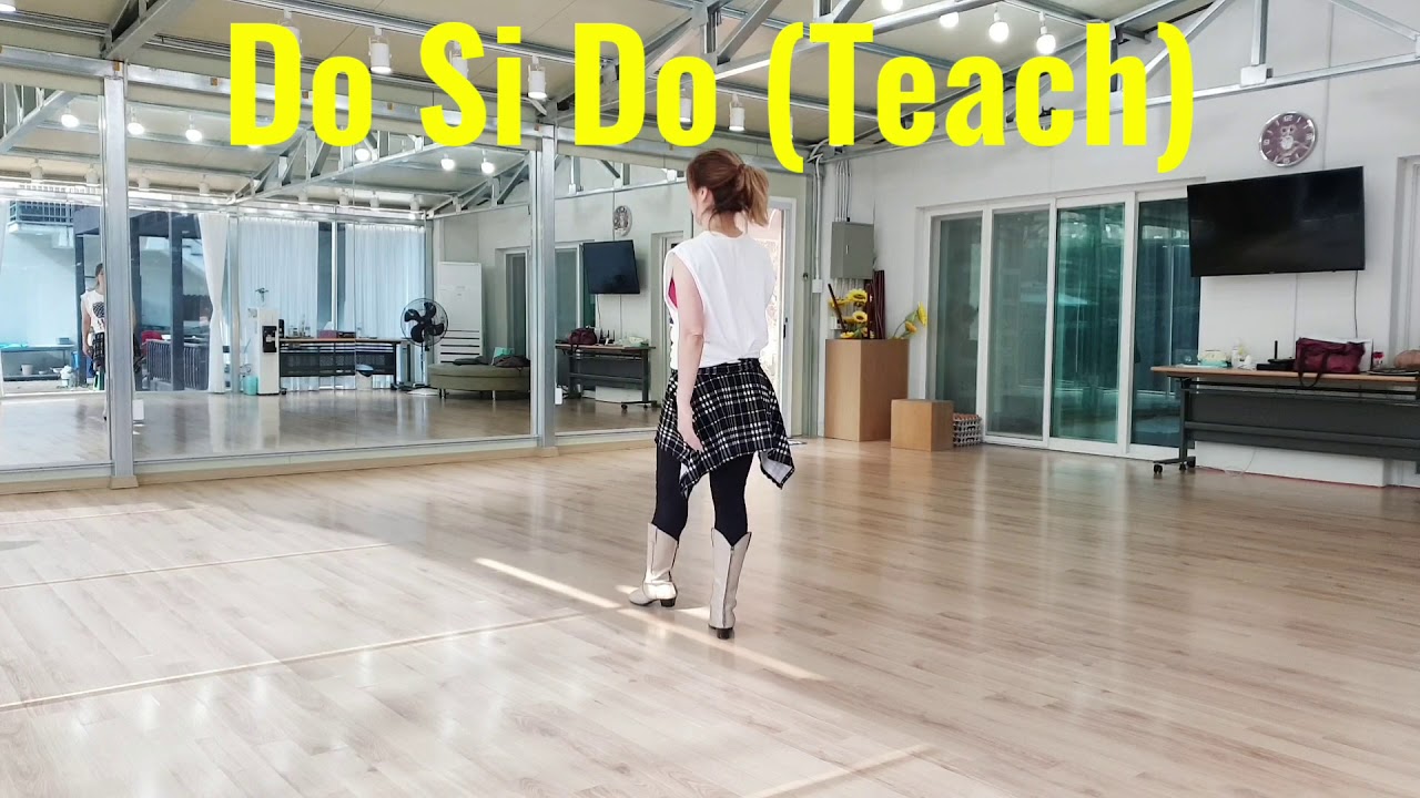 Do Si Do Line Dance (Teach) | 도시도라인댄스 스텝설명| KoSCAA (코스카)