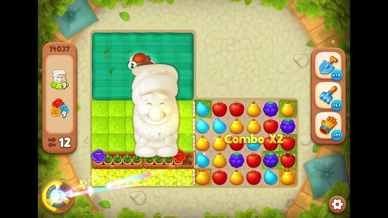 GardenScapes Level 14037 no boosters 