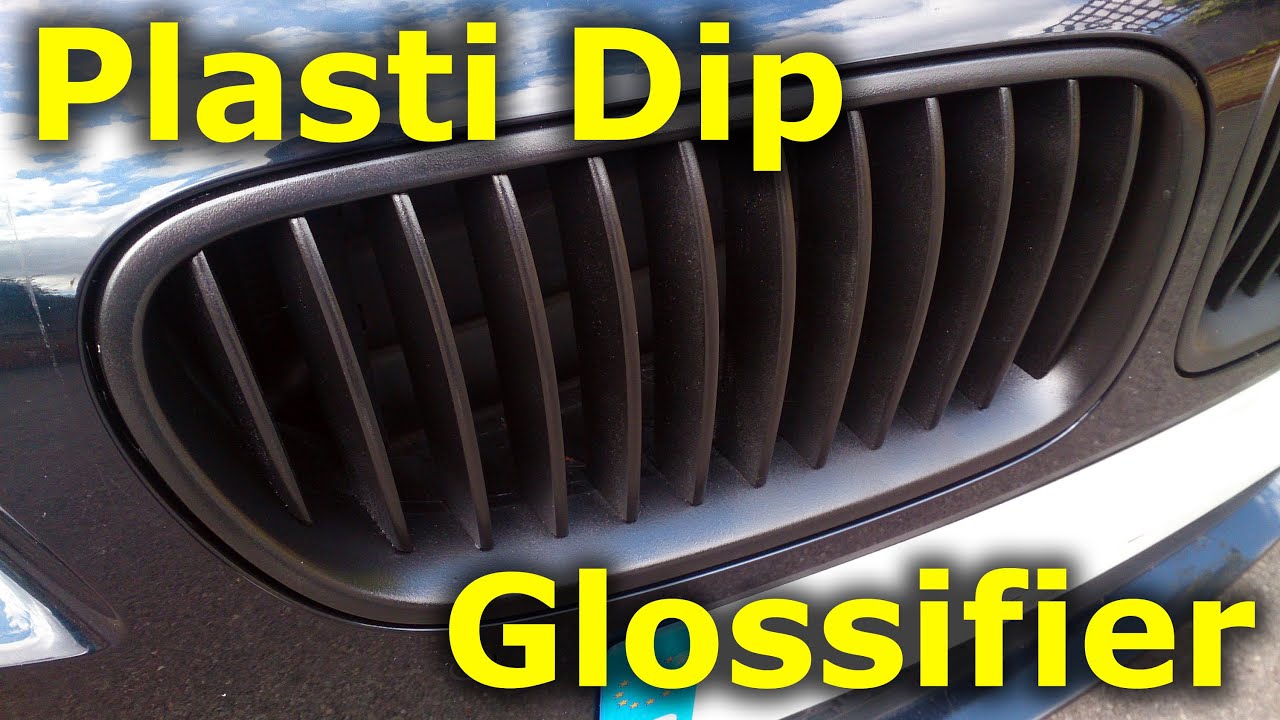 BMW Kidney Grill with Plasti Dip Glossifier