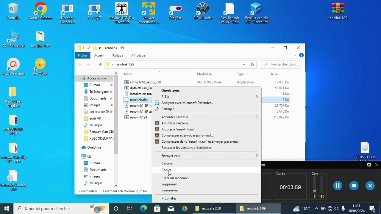 RENOLINK 1.99 INSTALLATION ET TÉLÉCHARGEMENT