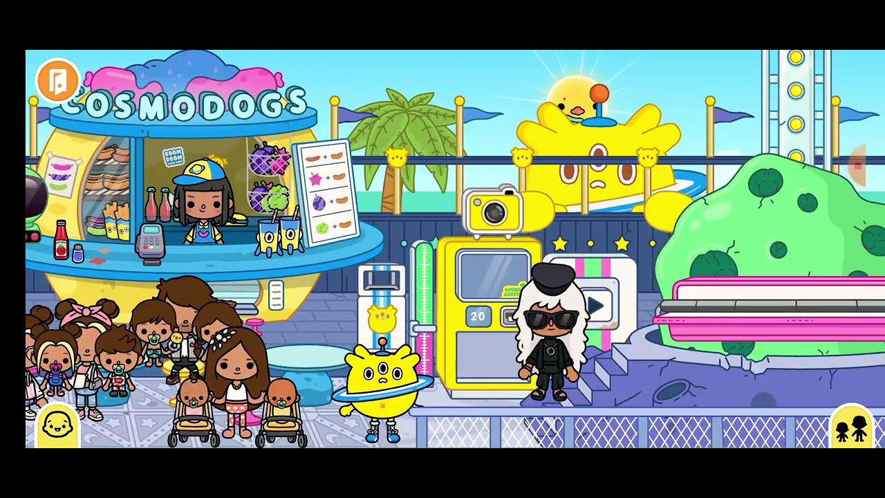 TOCA LIFE WORLD - idemo sa baba rosom u Luna park