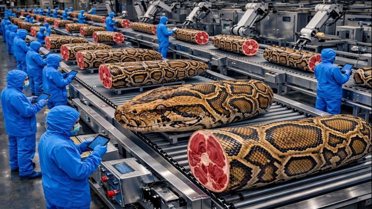 Cómo se Transforma la Piel de Pitón en Productos de Alta Moda – Proceso de Producción