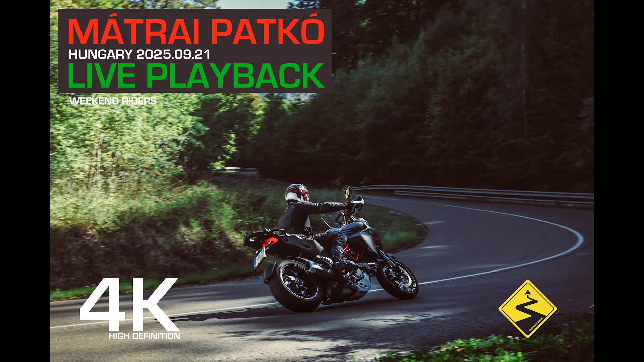 Weekend Riders LIVE! (Playback) 2025.09.21. M&aacute;trai Patk&oacute; (H) 4K