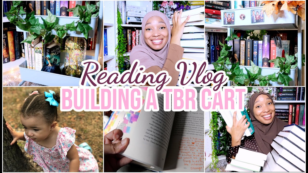 ✨READING VLOG ✨BUILDING A TBR CART & CLEANING MY LIBRARY  ✨+ NEW BOOK MAIL & EMPIRE OF GOLD!