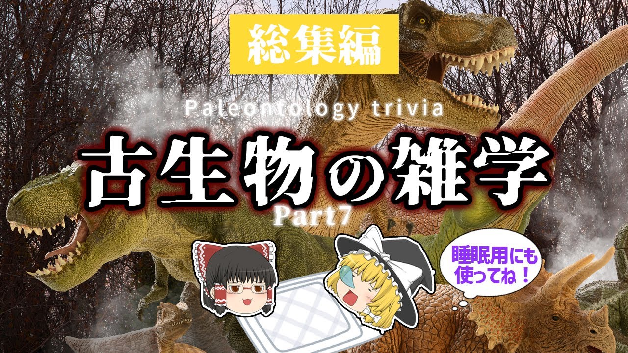 【睡眠用・ゆっくり解説】古代生物の雑学Part7　恐竜博物館/大事件/オダイバ恐竜博　など【途中広告なし】