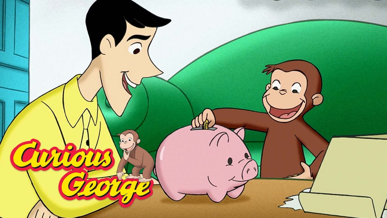 Curious George 🐵 George Learns to Save Money 🐵 Kids Cartoon 🐵 Kids Movies 🐵 Videos for Kids