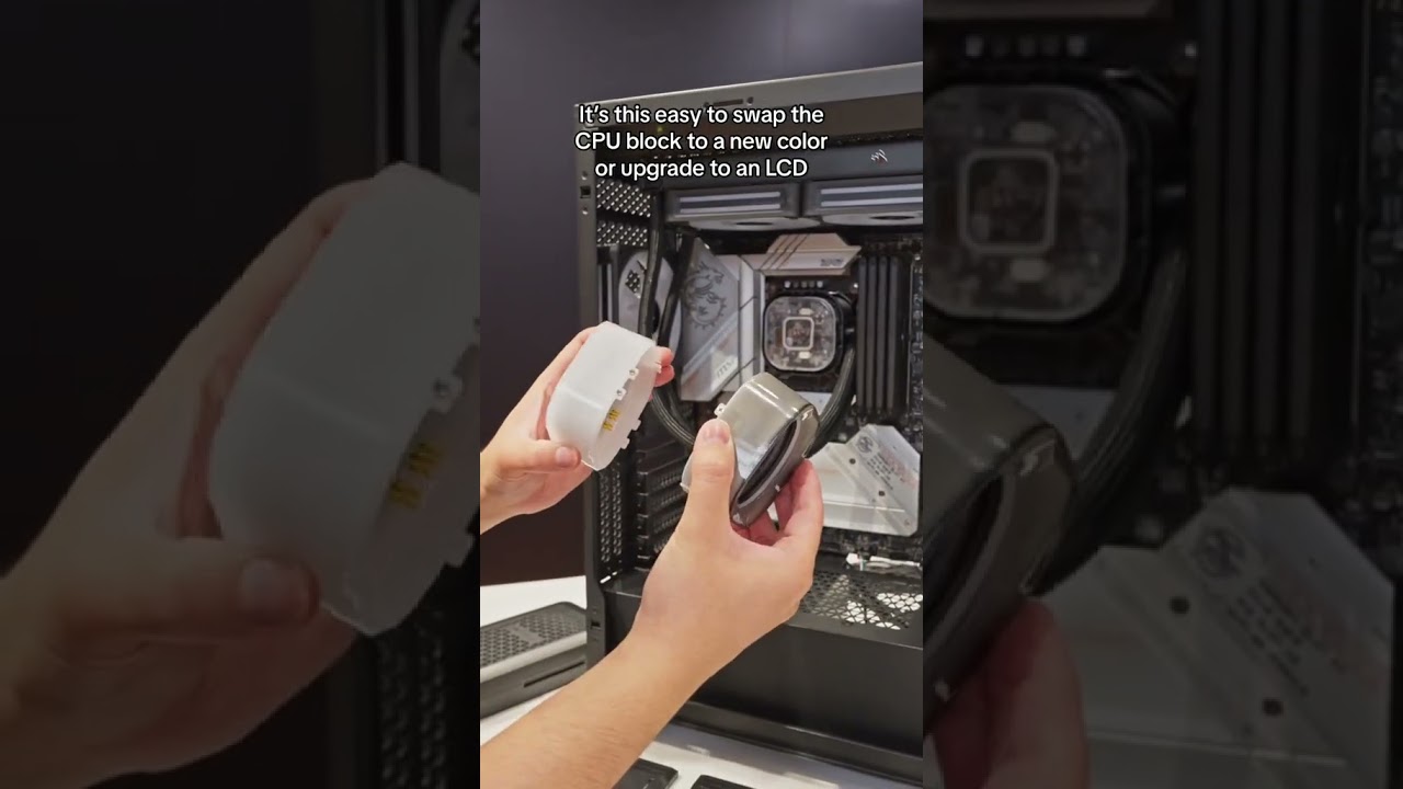 It&rsquo;s that easy with our new AIO #corsair #icuelink #aio #pcbuild