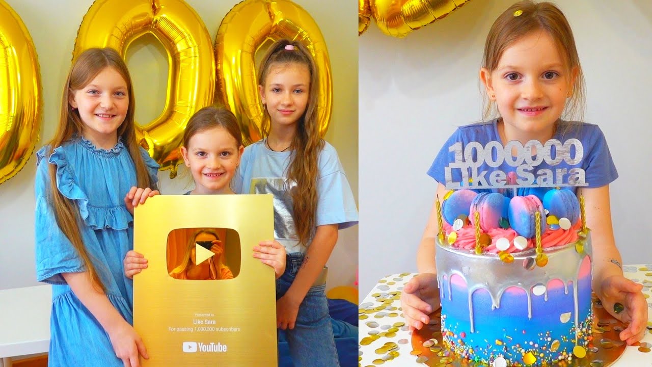 1M și Butonul de Aur de la YouTube | Oaspeți si surprize pentru Sara