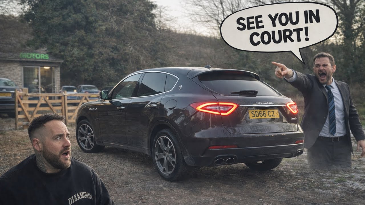 DEALER THREATENS COURT OVER UNROADWORTHY AND DANGEROUS MASERATI - UNREAL! 