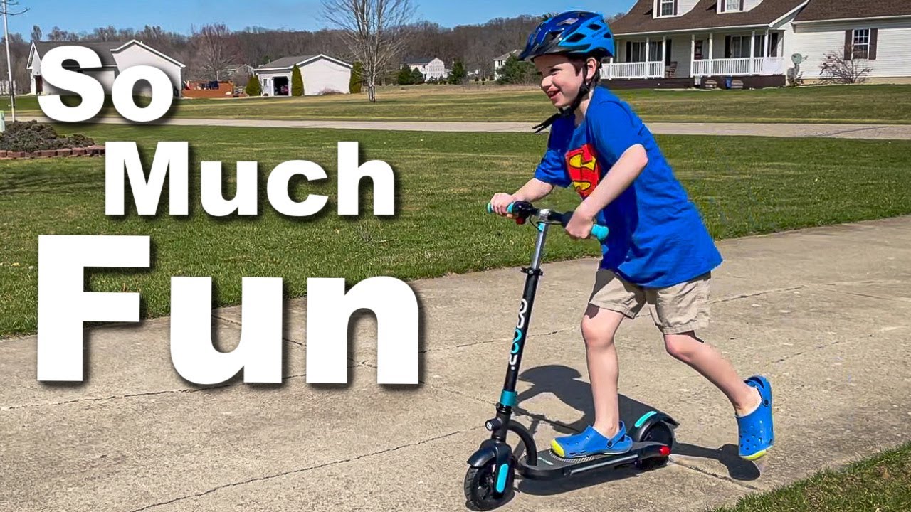 Our Kids Had So Much Fun Riding the Gyroor H40 Electric Scooter