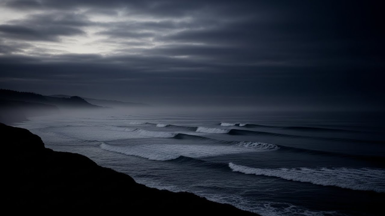 Soothing Ocean Sounds at Night | No Ads to Beat Insomnia and Sleep Better with Calm Ocean Rhythm