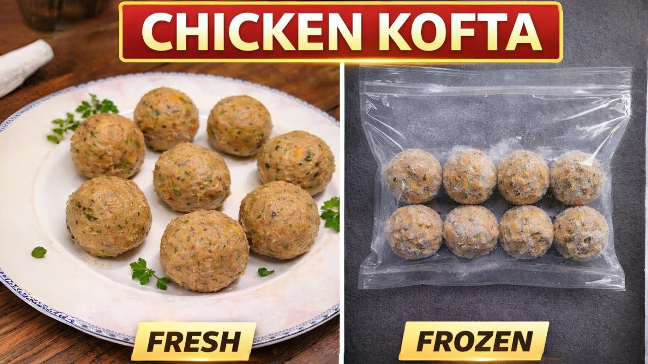 Ramadan Special Chicken Kofta Recipe for the Freezer (Ready in 30 Min!) - Iftar & Sehri Lifesaver
